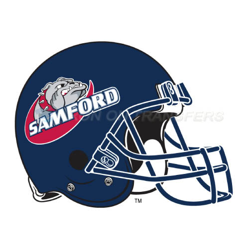 Samford Bulldogs Iron-on Stickers (Heat Transfers)NO.6094